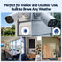 UL-Tech 4CH 5MP PoE NVR Security System, 4 Cameras, Dual-Light Colour Night Vision, Two-Way Audio, AI Motion Detection, IP65-Rated, No Monthly Fees, Wired CCTV Kit for Home, Indoor and Outdoor