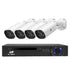 UL-Tech 4CH 5MP PoE NVR Security System, 4 Cameras, Dual-Light Colour Night Vision, Two-Way Audio, AI Motion Detection, IP65-Rated, No Monthly Fees, Wired CCTV Kit for Home, Indoor and Outdoor