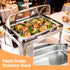 5 Star Chef 9L Chafing Dish Buffet Warmer Food Warmer Catering Server