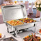 Chafing Dish 8L 2-Pan Buffet Warmer Food Warmer Catering Server