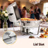Chafing Dish 8L 2-Pan Buffet Warmer Food Warmer Catering Server