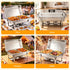 Chafing Dish 8L 2-Pan Buffet Warmer Food Warmer Catering Server