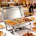 Chafing Dish 7.5L 3-Pan Buffet Warmer Food Warmer Catering Server