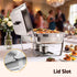 Chafing Dish 7.5L 3-Pan Buffet Warmer Food Warmer Catering Server