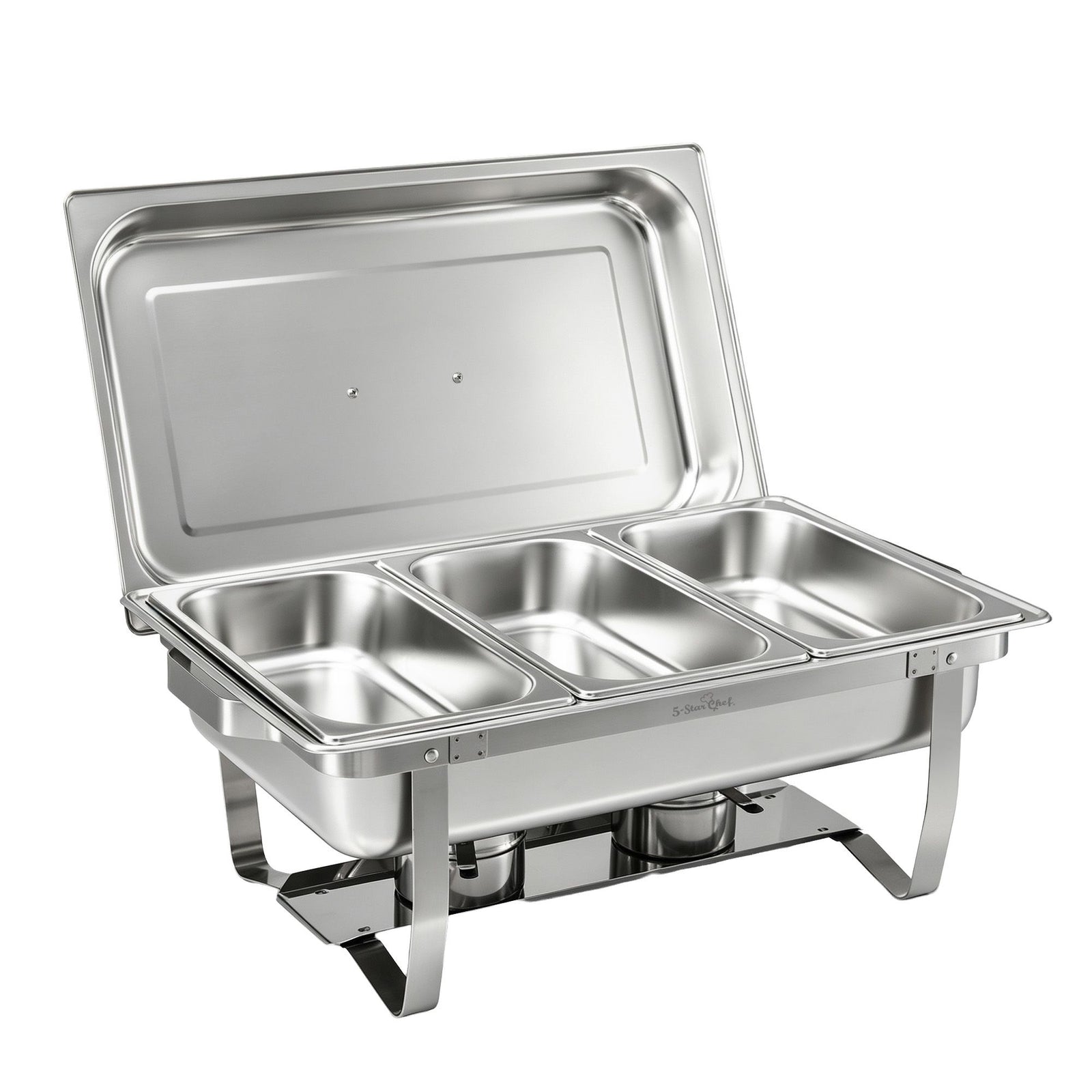 Chafing Dish 7.5L 3-Pan Buffet Warmer Food Warmer Catering Server