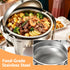 5-Star Chef 9L Chafing Dish Buffet Warmer Food Warmer Catering Server Round