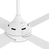 52'' Ceiling Fan AC Remote Control Timer 4 Blades White