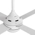 52'' AC Ceiling Fan with Light Remote Control 4 Blades White