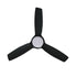 52" Ceiling Fan with Light DC Remote Control 5 Speed Black