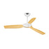 52'' Ceiling Fan DC 3 ABS Blades Remote Control Timer Wood