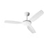 52'' Ceiling Fan DC 3 ABS Blades Remote Control Timer White