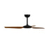 52'' Ceiling Fan DC 3 ABS Blades Remote Control Timer Walnut