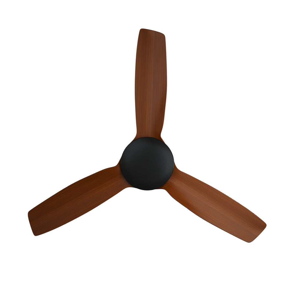 52'' Ceiling Fan DC 3 ABS Blades Remote Control Timer Walnut