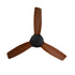 52'' Ceiling Fan DC 3 ABS Blades Remote Control Timer Walnut