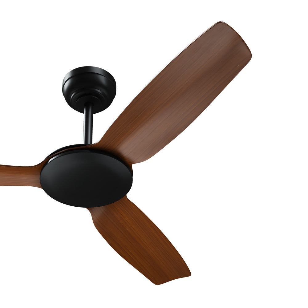 52'' Ceiling Fan DC 3 ABS Blades Remote Control Timer Walnut