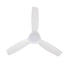 52" Ceiling Fan with Light DC Remote Control 5 Speed White