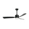 52" Ceiling Fan Black – LED Light, 5‑Speed DC Motor & Remote Control