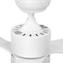 52" Ceiling Fan LED Light 5 Speed Fans Remote Control White