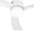 52" Ceiling Fan LED Light 5 Speed Fans Remote Control White