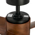 52" Ceiling Fan With Light DC Motor Remote Control Walnut