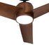 52" Ceiling Fan With Light DC Motor Remote Control Walnut
