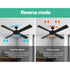 Devanti 52'' Ceiling Fan DC Motor 4 Blades w/Remote - Black