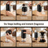 Electric Coffee Grinder USB-C Rechargeable Portable Coffee Bean Grinder with 40 Precise Grind Settings | Automatic Spice Nut Pepper Grinder Mill with Cleaning Brush & Ground Coffee Container for Home Office Camping Travel, Black