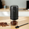 Electric Coffee Grinder USB‑C – Portable 40‑Setting Ceramic Burr Black