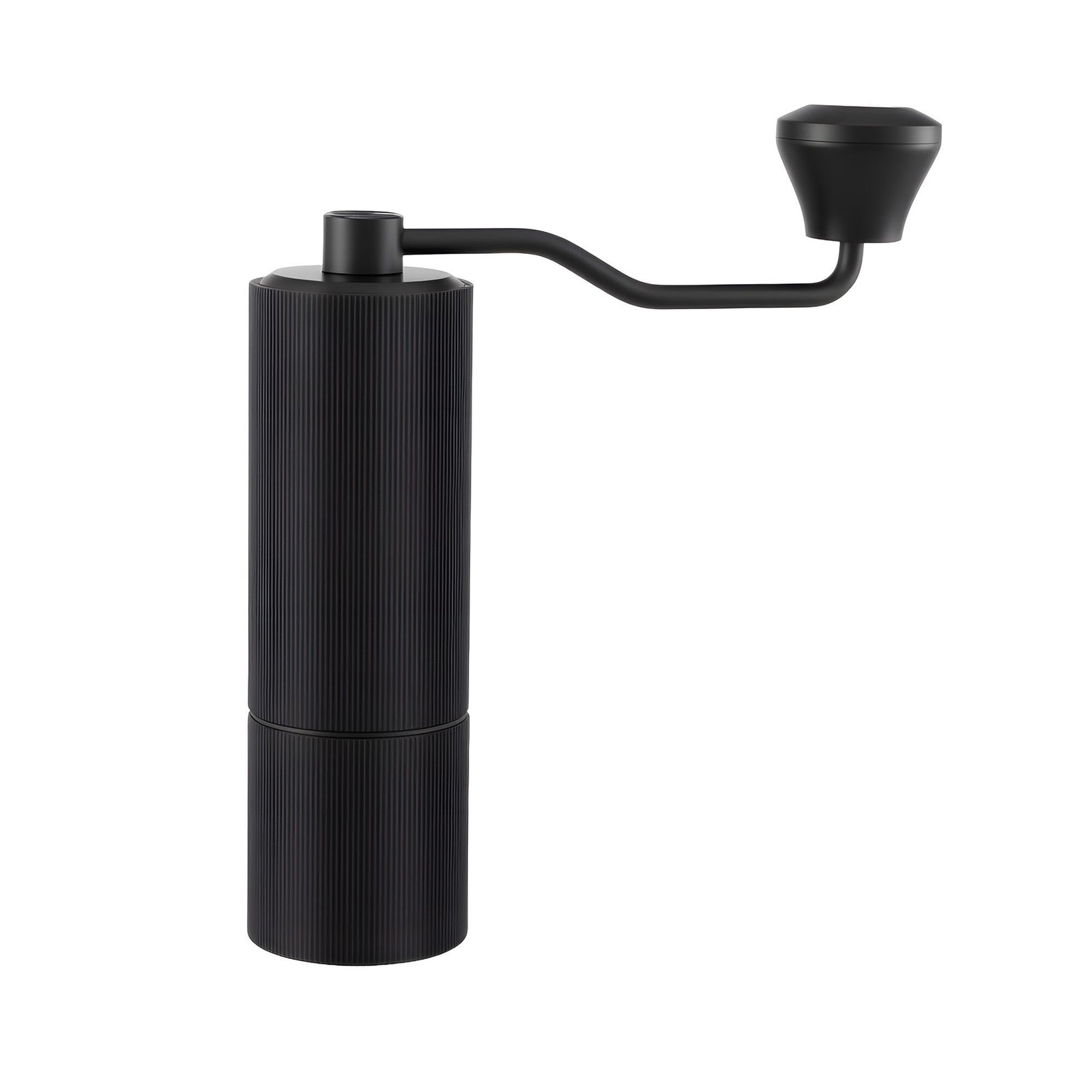 Manual Coffee Grinder with 24 Adjustable Settings | Hand Coffee Bean Burr Mill for Espresso French Press | Portable Stainless Steel Quiet Grinder with Storage Bag for Travel Camping, Black