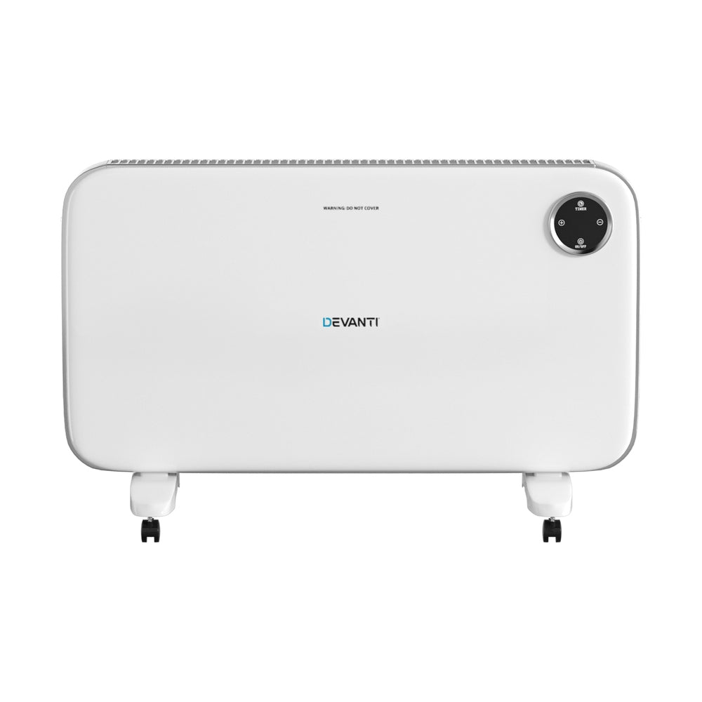 Devanti Electric Convection Heater Panel White 2000W