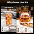 Artiss 5cm Clear Ice Mold Large Sphere Ice Ball Tray for Whiskey