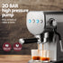 Devanti 20 Bar Coffee Machine Espresso Cafe Maker