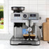 Coffee Machine Espresso Latte Maker with Grinder Milk Frother Steam Wand