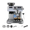 Coffee Machine Espresso Latte Maker with Grinder Milk Frother Steam Wand