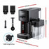 Devanti Capsule Coffee Pod Machine with Milk Frother, Black