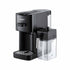 Devanti Capsule Coffee Pod Machine with Milk Frother, Black