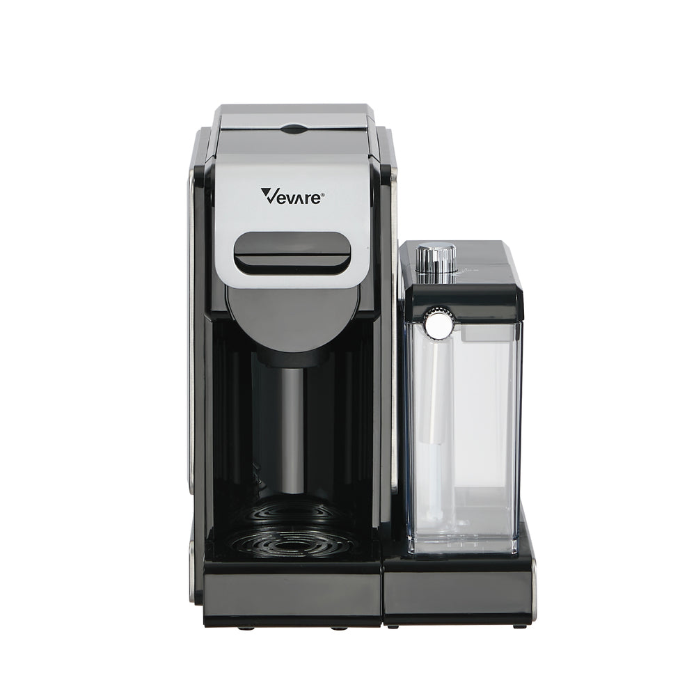 5in1 Capsule Coffee Machine Milk Frother Nespresso Pod Maker