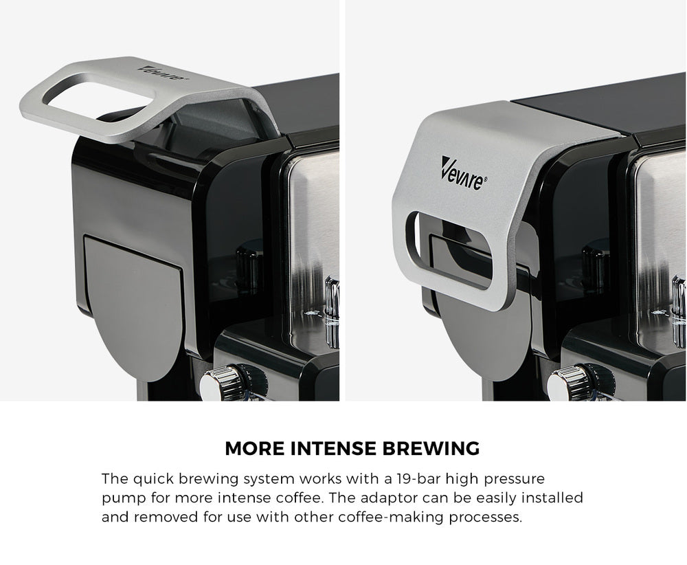 5in1 Capsule Coffee Machine Milk Frother Nespresso Pod Maker