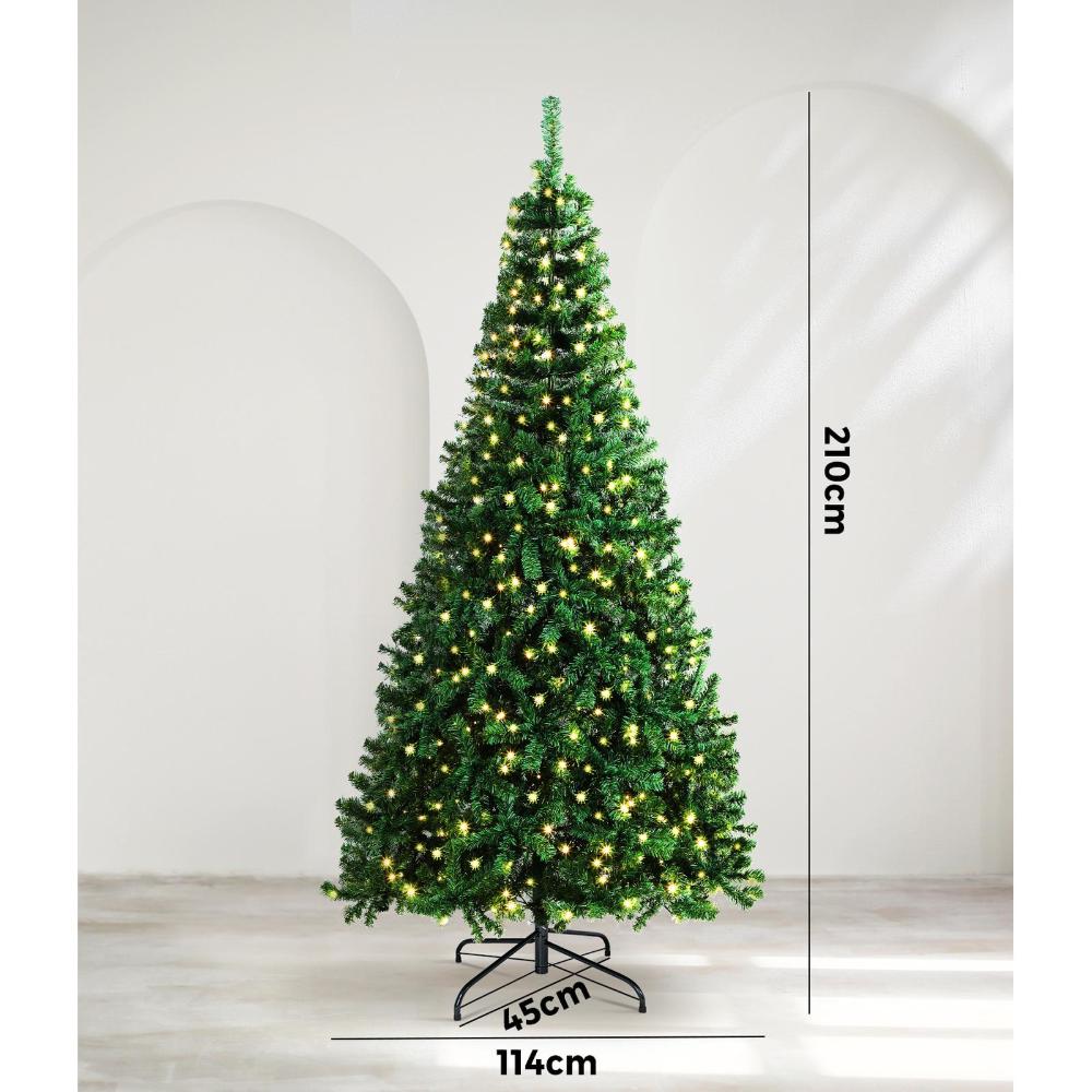 Christmas Tree 2.1M 7FT Green with LED lights