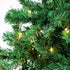 Tinseltown LED Christmas Tree 2.1M 7FT with Rattan Tree Skirt Warm Light Green