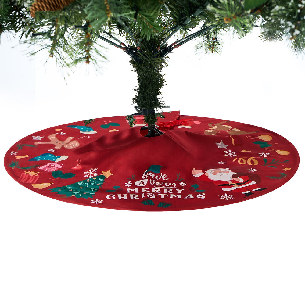Tinseltown LED Christmas Tree 6FT 1.8M with Red Tree Skirt