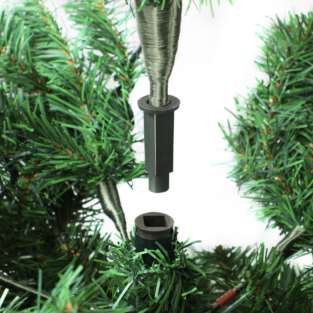 Tinseltown LED Christmas Tree 6FT 1.8M with Red Tree Skirt