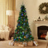Tinseltown LED Christmas Tree 2.4M 8FT Multi Colour Lights 8 Flash Modes