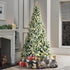 Christmas Tree 2.4M 8FT Snow Flocked Green with LED