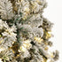 Christmas Tree 2.4M 8FT Snow Flocked Green with LED