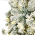 LED Christmas Tree 1.8M 6FT with Tree Skirt Light Snow-sprayed Green