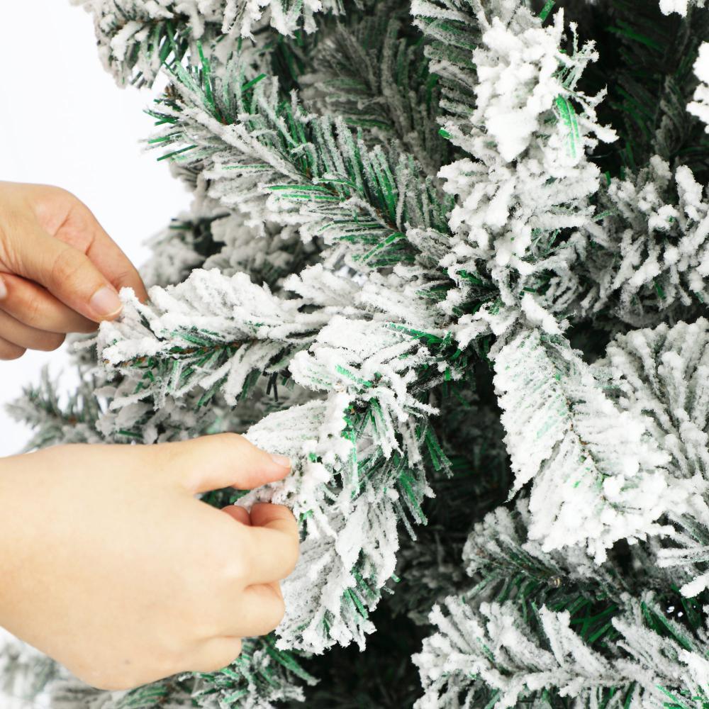 Christmas Tree 2.1M 7FT Snow Flocked Green