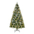 LED Christmas Tree 2.1M 7FT Pre-lit Light 8 Flash Modes Pine Cones