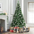 Christmas Tree 2.1M 7FT Snowy Decor Green 1050 Tips