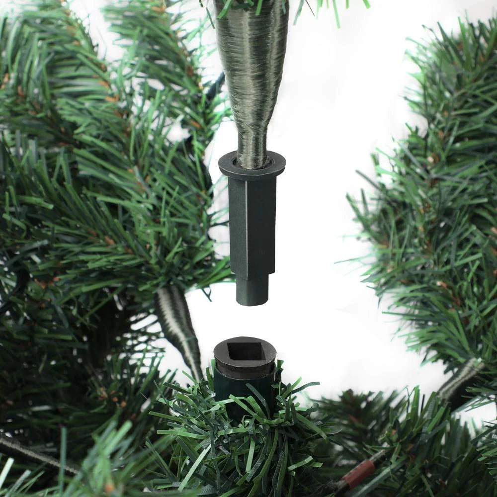 Christmas Tree 2.4M 8FT Snowy Decor Green 1480 Tips